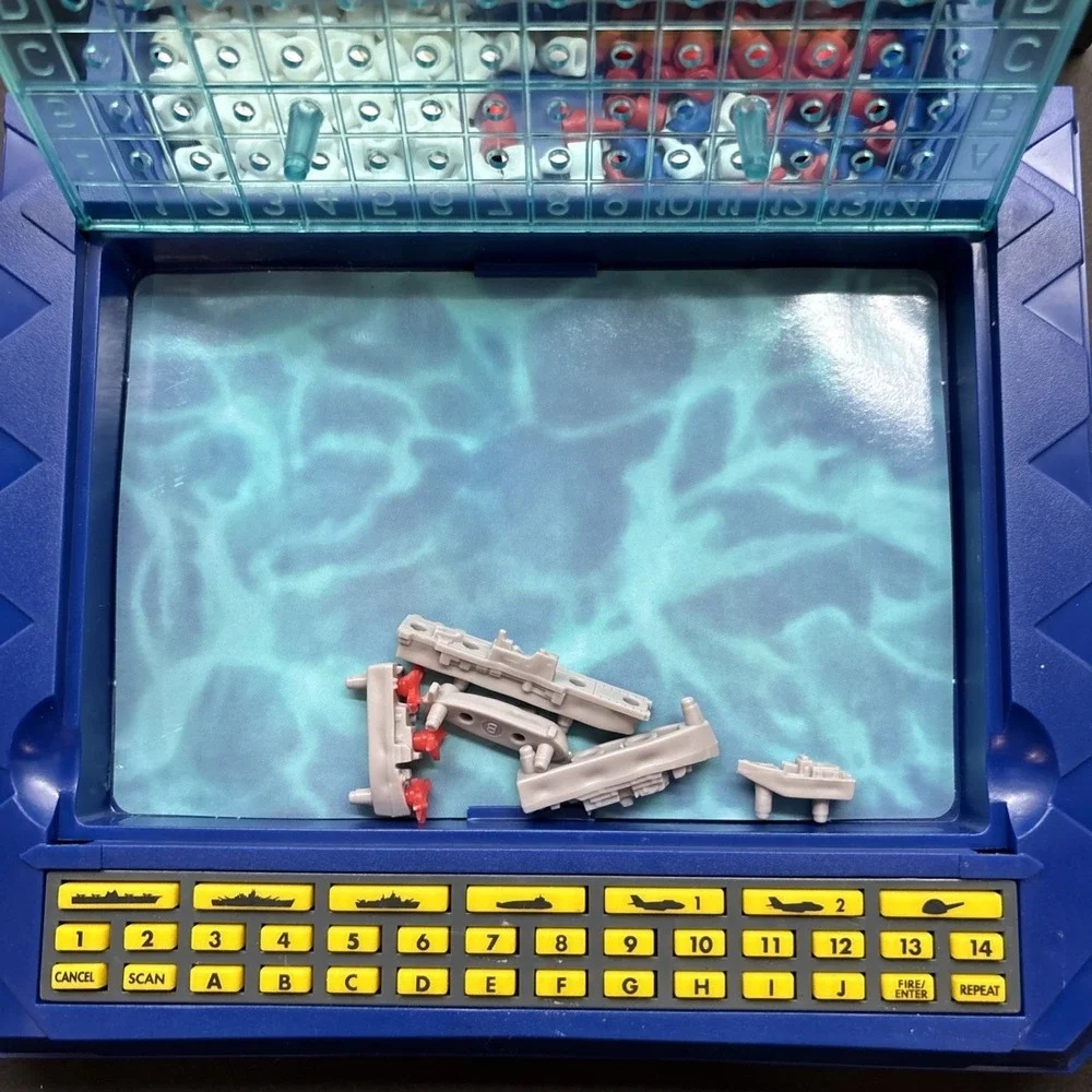 2000 Electronic Battleship Advanced Mission Game Milton Bradley Tested Working